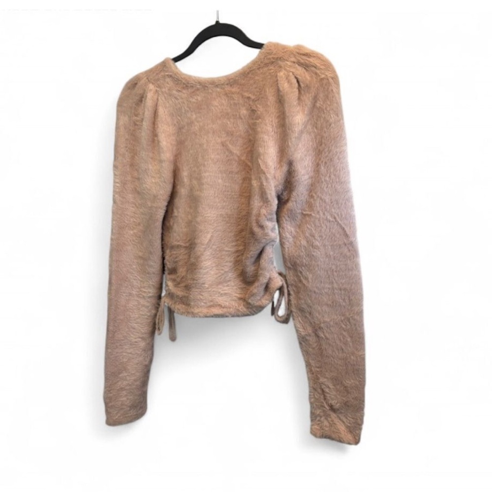 NWT For Love And Lemons Sweater Crop Soft Cream XL - Picture 6 of 9